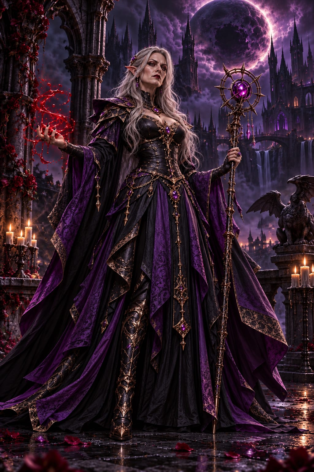 Morwen Trelane (Healer, Vampire, Night Veil faction) in Bloodveil: Legends